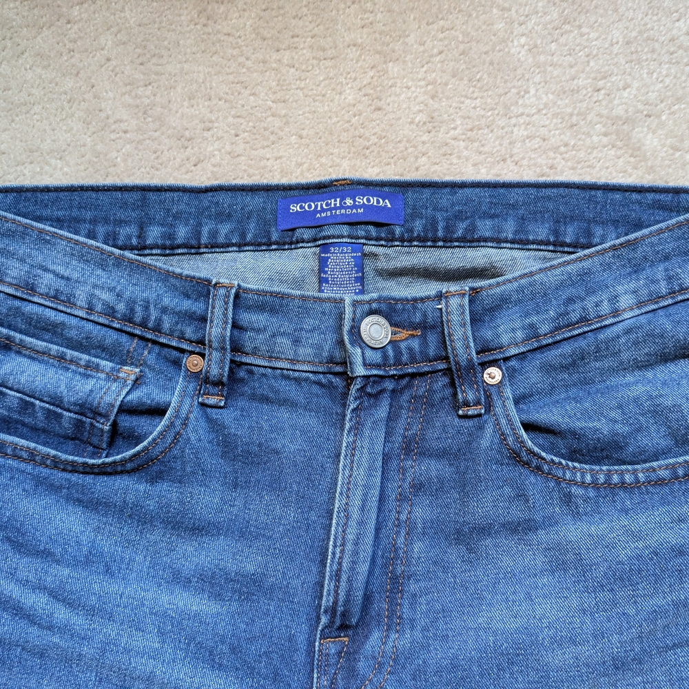 Scotch & Soda Men's Blue Jeans